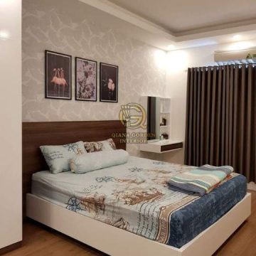 Toko wallpaper dinding Pondokmelati Bekasi pemasangan di apartemen studio Toko wallpaper dinding Pondokmelati Bekasi pemasangan di apartemen studio
