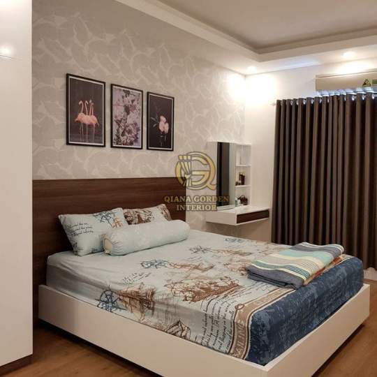 Toko wallpaper dinding Pondokmelati Bekasi pemasangan di apartemen studio
