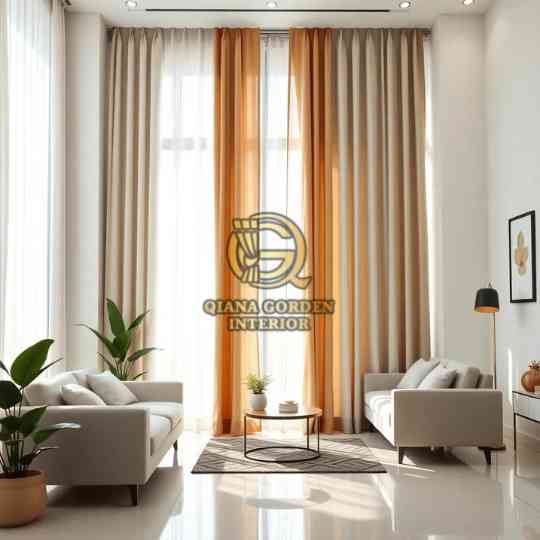 Gorden Jendela Minimalis Modern Custom Bintaro Jaya Tangerang