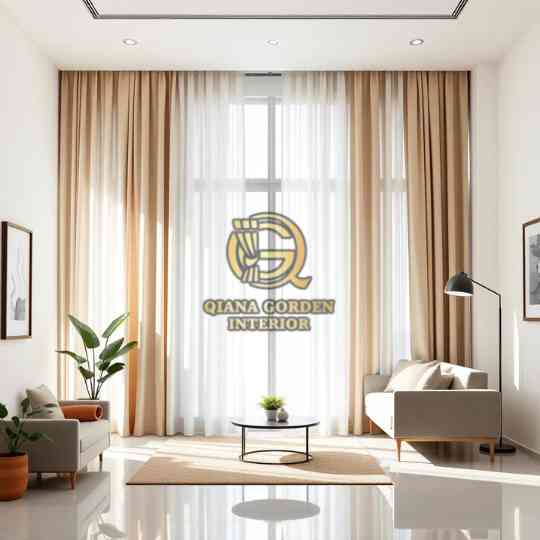 Gorden Jendela Minimalis Modern Custom Bintaro Jaya Tangerang